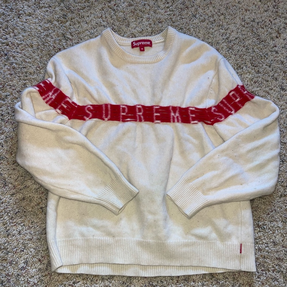 RARE Supreme Women’s Inside Out Logo Sweater | Medium | Used Condition